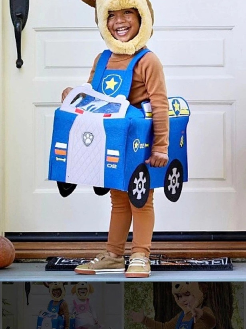 Pottery Barn Kids PAW Patrol Chase Halloween Costume Boys Small